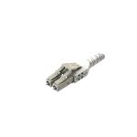 Data Center Solution LC Fiber Optic Connector Duplex With Uniboot 2.0 Beige