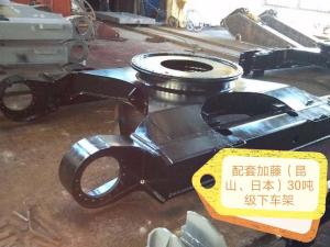China Premium Carbon Steel Undercarrige Frame applied for the excavators,12mto and above factory