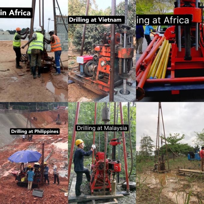 Safe Core Drill Rig XY-1 Easy Operation With Hydraulic Automatic Feeding Device