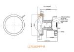 1/2.7" 2.82mm F2.4 3Megapixel M12x0.5 mount 138degree wide angle board lens for