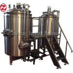 Micro Brewery 100L 200L 300L Craft Beer Equipment Stainless Steel Beer Brewing