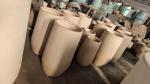 Powder Coated Fiber Clay Planters For Patio Garden Cottage