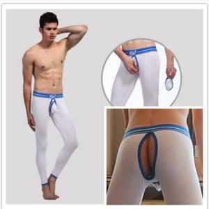China Men's Long Johns/Men's Warm Pants/Thin Elastic Line Of Men's Fashion Cotton Sexy Gay Pants factory