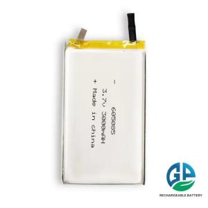 China High Capacity 3.7V Rechargeable 3C 5C Li Polymer Battery 3000mAh 3.7V Lipo Battery 605085 factory