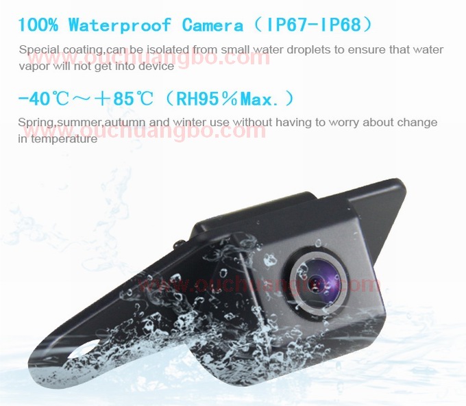Ouchuangbo HD CCD car parking rear vision camera for Mitsubishi ASX OCB-T6935