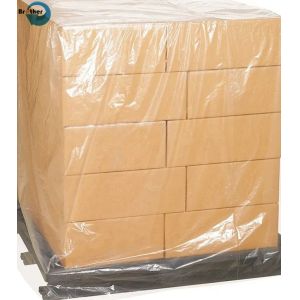 Reusable Waterproof PVC LDPE Pallet Top Cover Plastic Custom Side Gusset Bag