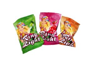 China Multicolor Hard Flash Light Up Candy With Diamond Ring Shape Fruit Flavor factory