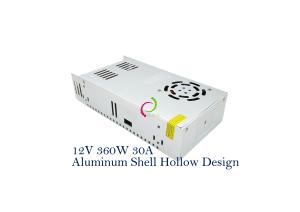 China Light Box IP20 LED Driver Light Strips Aluminium 60Hz 12V 30A 360W Power Supply factory