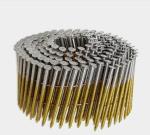 2" 50mm Wooden Pallet Coil Nails 15 Degree Galvanized Steel for Construction