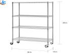 RK Bakeware China Foodservice 2/3/4 Tiers Steel Trolley Service Cart , Stainless