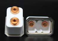 China Dry Pressing Aluminum Oxide Header Ceramic Parts For EV factory