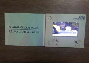 China 5 Inch Customized Video Brochure Business Card Lcd Greeting Card factory
