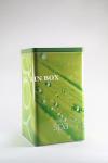 90gram Square Tin Box For Oolong Tea Metal Container Storage
