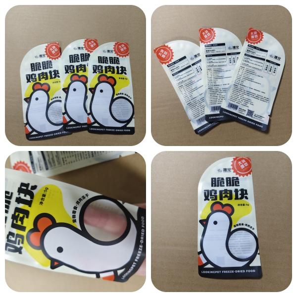 High Barrier Freeze Dried Meat Packaging Bags Multi-Layer Laminate Oxygen Moisture Proof Custom Sizes