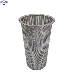 China High quality 316 Stainless Steel Wire Wound Tube Slotted Screen Wedge Mesh Filter Tube factory