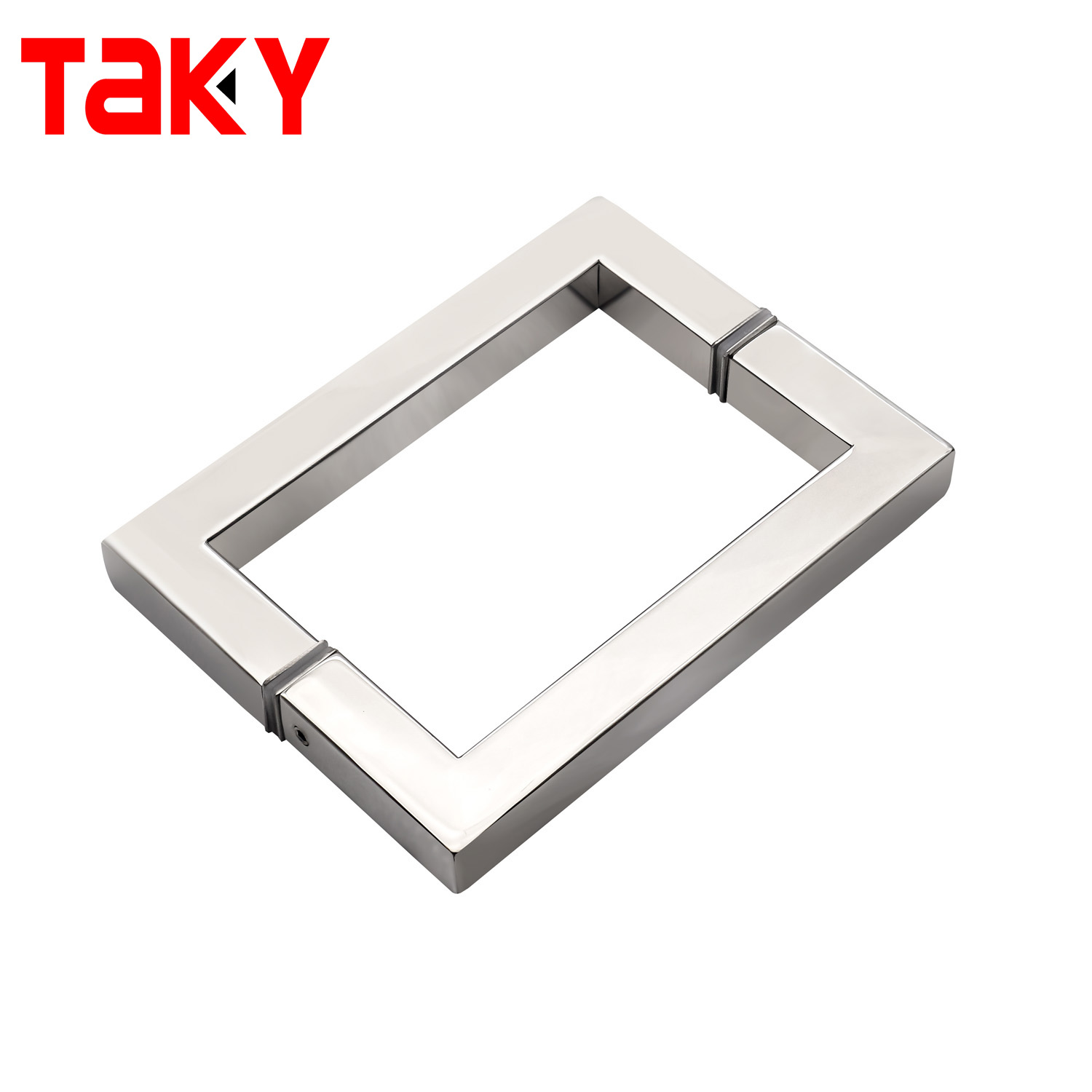 Glass Door Pull Handle Set For Door With Door Window Handles And Square Glass Clamps