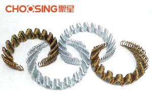 China Deep Arch 9 Gauge Zig Zag Sofa Springs Loop Width 24 - 26mm Optimum Durability factory