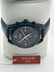Stylish Water Resistant Quartz Light Watch Black Band Trendy Watch For Ladies