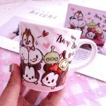 Cartoon Porcelain Ceramic Coffee Cups For Student Milk Juice Tea OEM ODM