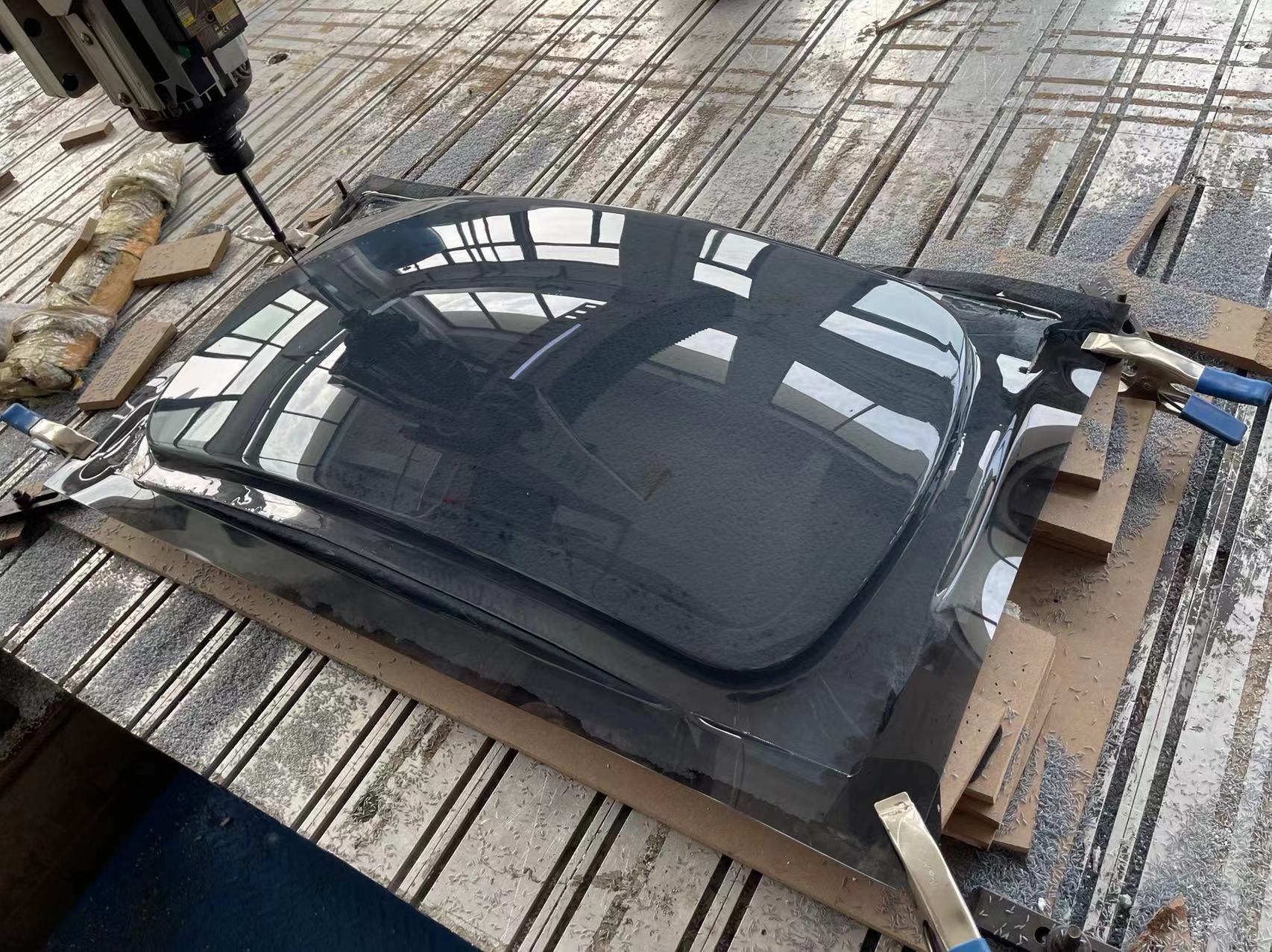 Customized Logo Acceptable Auto Accessories Bumpers Vacuum Forming Service with Mould Plastic Modling Type