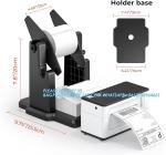 External Rolls Label Holder, 2 In 1 Fan-Fold Stack Paper Holder For Desktop