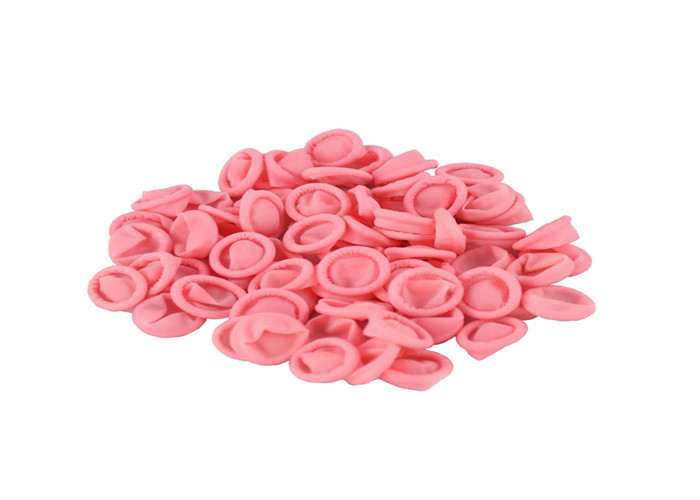 Anti Slip Safety Latex ESD Cleanroom Finger Cots Good Elasticity