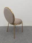 Brown velvet dining chair round Back Chair cheap round dining table and chairs
