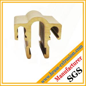 China electrical components brass extrusion profile factory