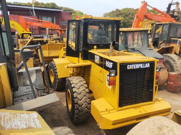 Original Japan Secondhand Caterpillar 15ton 950f Wheel Loader in Good Condition