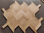 Engineered Wood Flooring Type Parquet Wood Flooring in Antiqued Mable Teak Oak