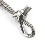 Hardware Fittings Polished Stainless Steel Wire Rope Clip for Superior