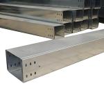 High Corrosion Resistance Slotted Wall Mounted Cable Tray Steel Material Cable
