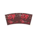 Custom Logo Paper Cup Fan Five Star High Bulk Single PE Printed Coated