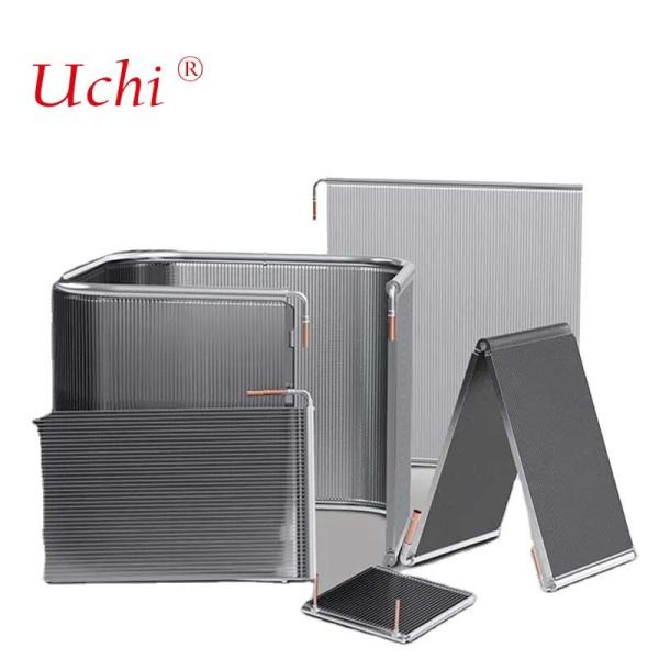 China Aluminum Microchannel Tube Heat Exchangers Energy Saving Consumption Reducing factory