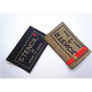 China Sew On Embroidered Clothing Labels for garment on sale