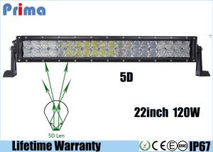 China 22 Inch 120W Spot Flood LED Light Bar , 6000K Automotive Vehicle LED Light Bars factory