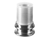 Sanitary 395mm PTFE Lined Pipe Fittings 12 Inch Tri Clamp For Pharmacy