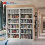 Modern Bookcase Design Metal Library Bookshelf Fashion Stainless Floating