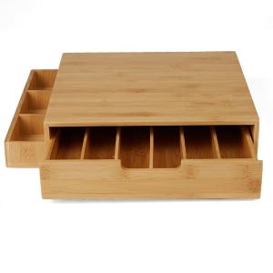 China Multi Compartment Coffee Pod Storage Drawer Eco Friendly For Birthday Gift factory