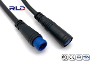 China Black Waterproof Cable Wire Electric Bike Connectors Led For Ebike Accessories factory