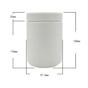 750ml PP Cosmetic Jar Customized Body Cream Jar