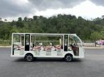 4 Wheels 14 Passengers Electric shuttle Bus sightseeing Car With 7.5KW AC Motor