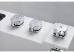 2 Person Jacuzzi Bath Tub Bubble Soaking Massage Freestanding With TV
