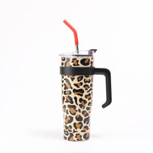 China Double Wall Insulated 304 Stainless Steel Thermos Cup Portable Spill Proof 40oz Travel Water Bottle factory