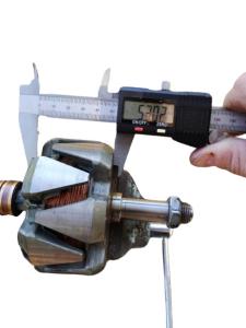 China Get Free Energy with AC Motor and Car Alternator by NdFeB Magnet N52 One Side Flat One Side Curved factory