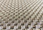 Decorative 5.5mm Architectural Steel Mesh Flexible Metal Woven For Column Covers