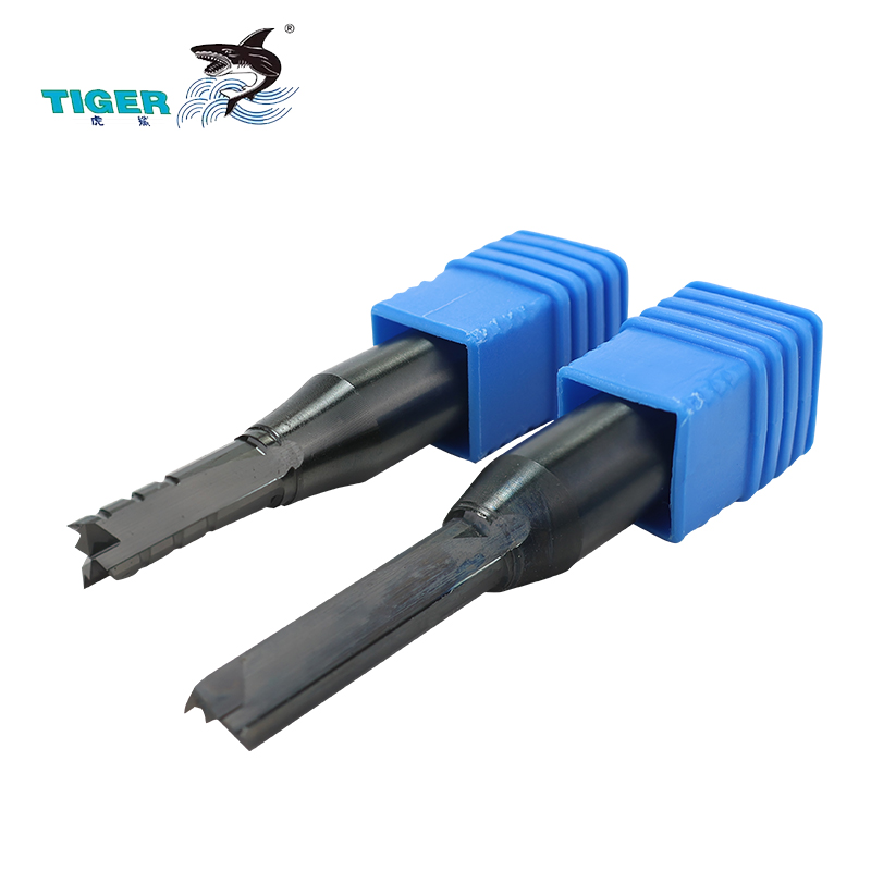 Three Blade 55HRC Tiger Bit Cnc Router Bit Straight Blade Woodworking Milling Cutter