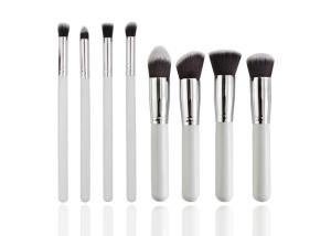 China 8pieces Bronzer Makeup Brush With Silver Metal Ferrule Normal Synthetic Hair factory