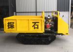 Self Loading 1.5 Ton Automatic Rubber Tracks Transporter Dumper For Transport