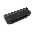 Office Essential Custom Laminating Machine for A4 Paper Glossy Black 363x140x79m